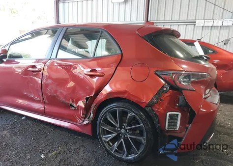 2019 Toyota Corolla Xse z USA, uszkodzony, nr VIN JTNK4RBE7K3019054